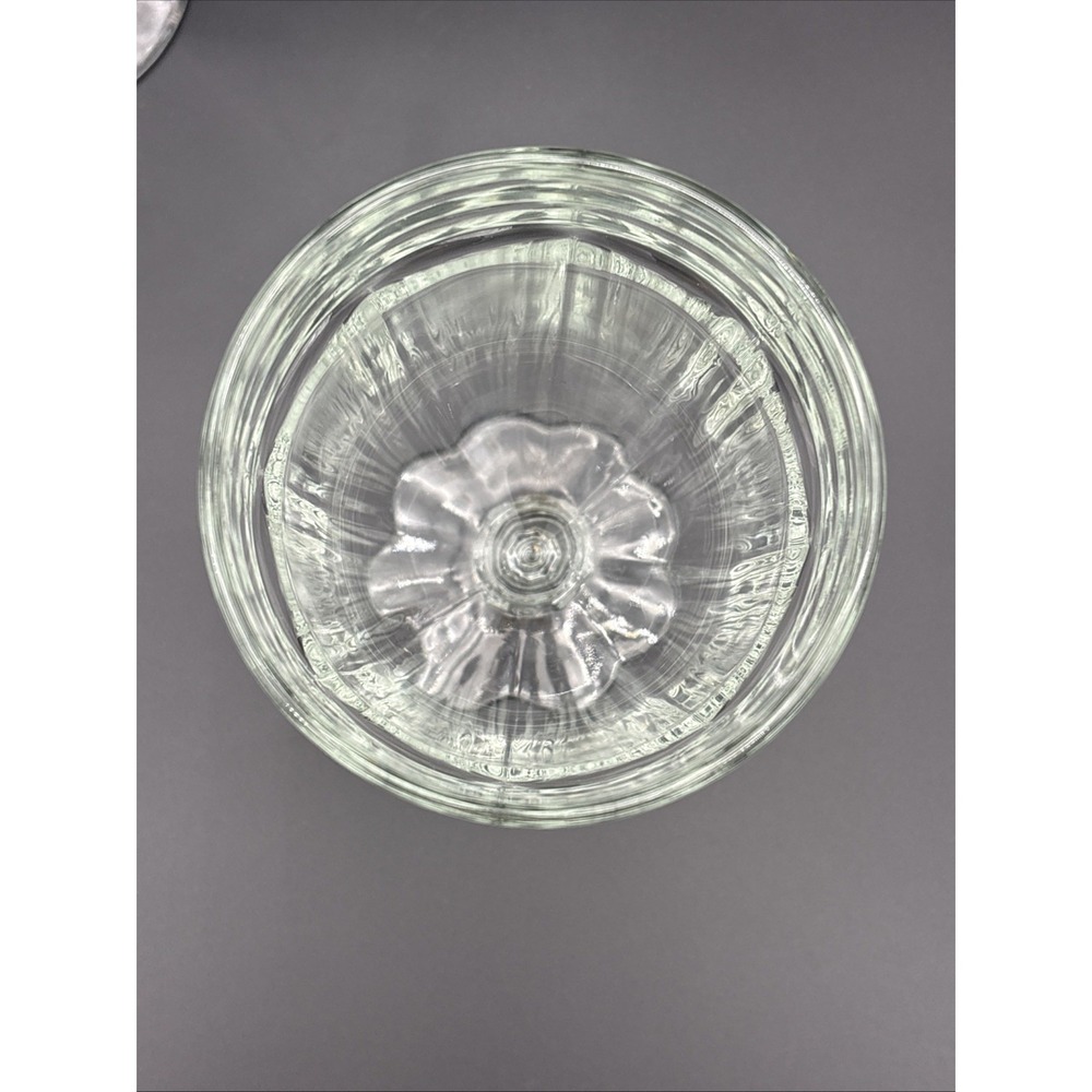 Set of 3 Vintage Libbey Gibralter Clear Glass Footed Goblets DuraTuff 7" Tall - Picture 2 of 5